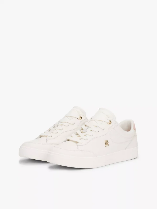Monogram Leather Court Sneaker - Image 3