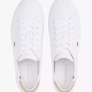 Metallic Heel Canvas Sneaker