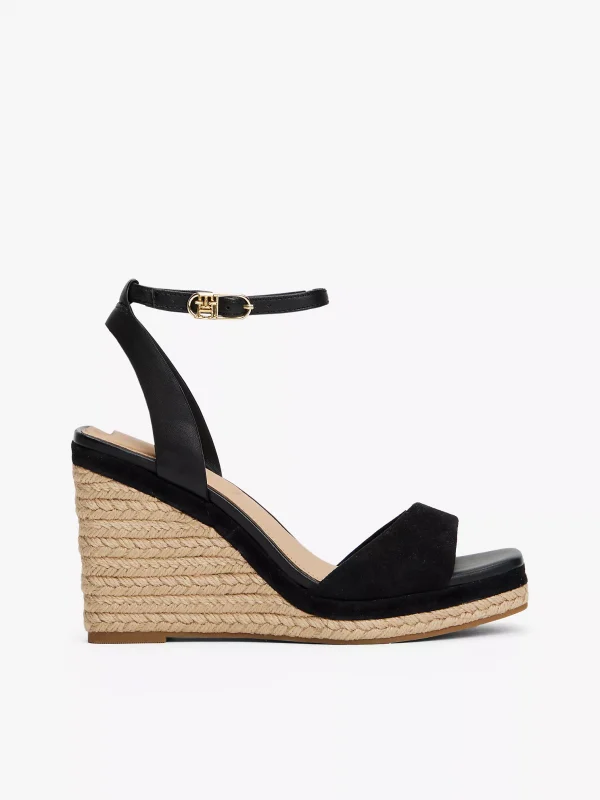 Leather & Suede Wedge Espadrille Sandal - Image 2